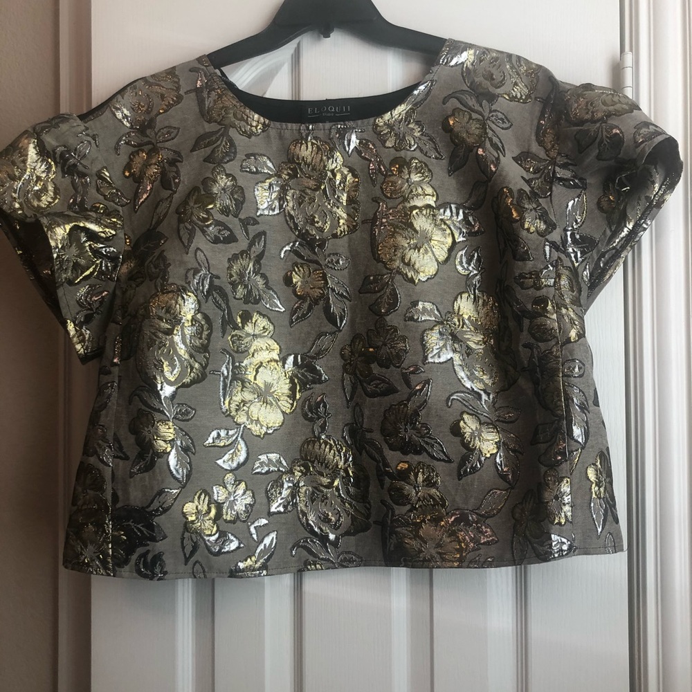 Eloquii bar code gold/silver top